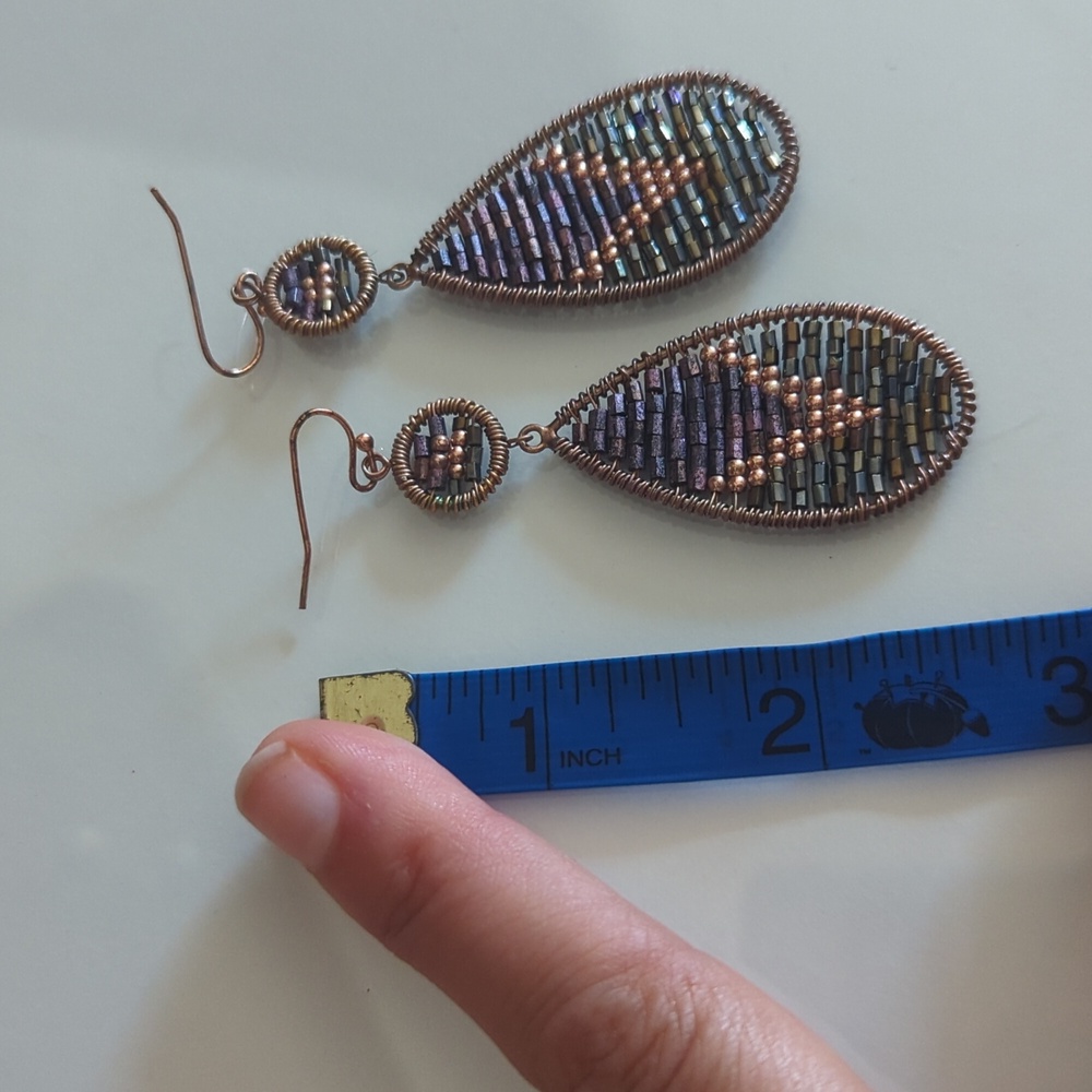 Handmade earrings - Picture 3 of 3
